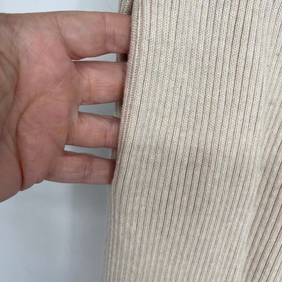 Nuuly x Rue Stiic Josie Knit Pants Women’s Large ComfyCore Neutral Minimalist - Picture 2 of 7